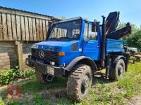 UNIMOG U1500 WITH HIAB 965 CRANE