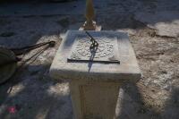 STONE SUN DIAL - 6