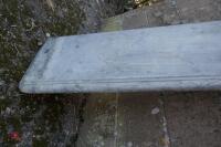 2 SLATE PLINTHS/ SLABS - 6