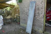 2 SLATE PLINTHS/ SLABS - 8