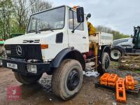 UNIMOG U1300 WITH HYDRAULIC CRANE - 8