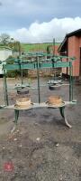 VINTAGE CAST IRON CHEESE PRESS - 6