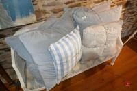 6 FABRIC CUSHIONS