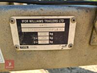 IFOR WILLIAMS GX84 PLANT TRAILER - 2