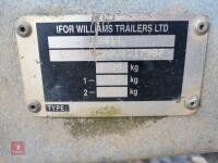 IFOR WILLIAMS GD84 GTA TWIN AXLE TRAILER - 2