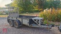 IFOR WILLIAMS GD84 GTA TWIN AXLE TRAILER - 9