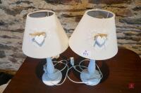 2 HEART DESK LAMPS - 5