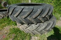 2 X 16.9 R38 REAR TRACTOR TYRES