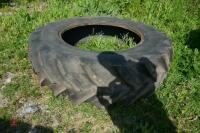 2 X 16.9 R38 REAR TRACTOR TYRES - 5