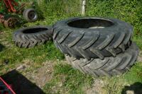 2 X 16.9 R38 REAR TRACTOR TYRES - 8