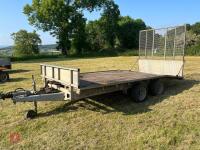 IFOR WILLIAMS 16' BEAVER TAIL TRAILER