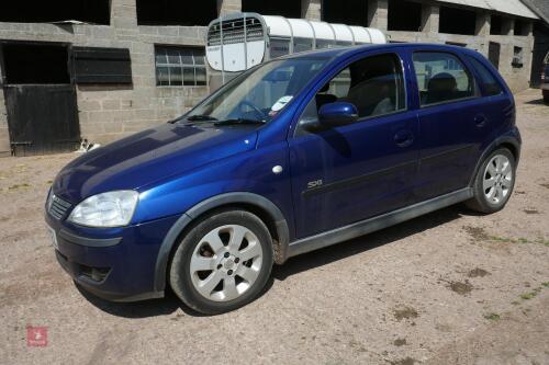 2006 VAUXHALL CORSA SX1 1.2L CAR