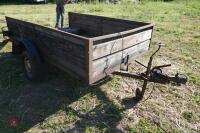 7' X 5' WOODEN CAR TRAILER - 2