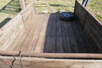 7' X 5' WOODEN CAR TRAILER - 3