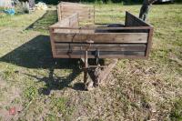 7' X 5' WOODEN CAR TRAILER - 14