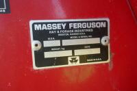 2000 MASSEY FERGUSON 185MB SQUARE BALER - 12