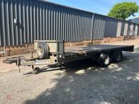 2014 IFOR WILLIAMS 14' FLAT BED TRAILER - 24