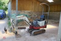 2002 TAKEUCHI TB 108 MINI DIGGER