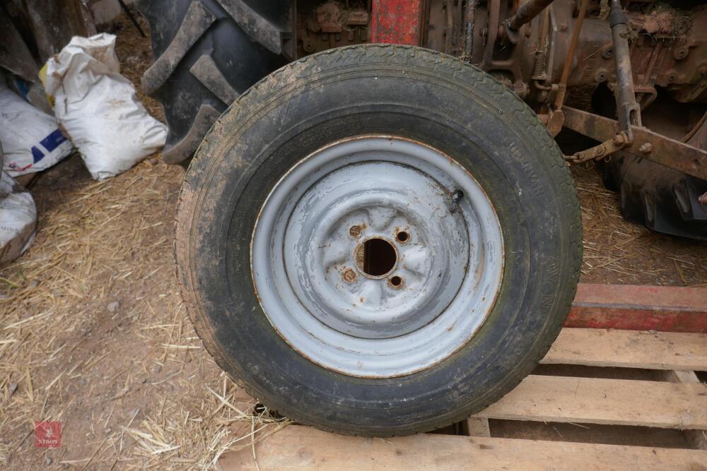 175 R13 TRAILER WHEEL + TYRE