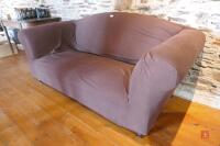 2 SEATER SOFA C/W COVER - 2