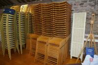 18 FOLDABLE WOODEN CHAIRS - 8