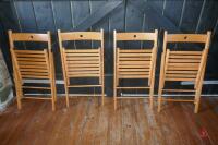 18 FOLDABLE WOODEN CHAIRS - 9