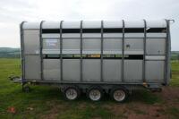 14' IFOR WILLIAMS LIVESTOCK TRAILER - 2