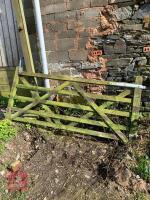 2 X 8' WOODEN GATES - 4