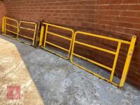 4 HEAVY DUTY METAL GATES