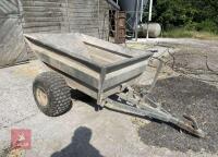 GALVANISED QUAD TIPPING TRAILER