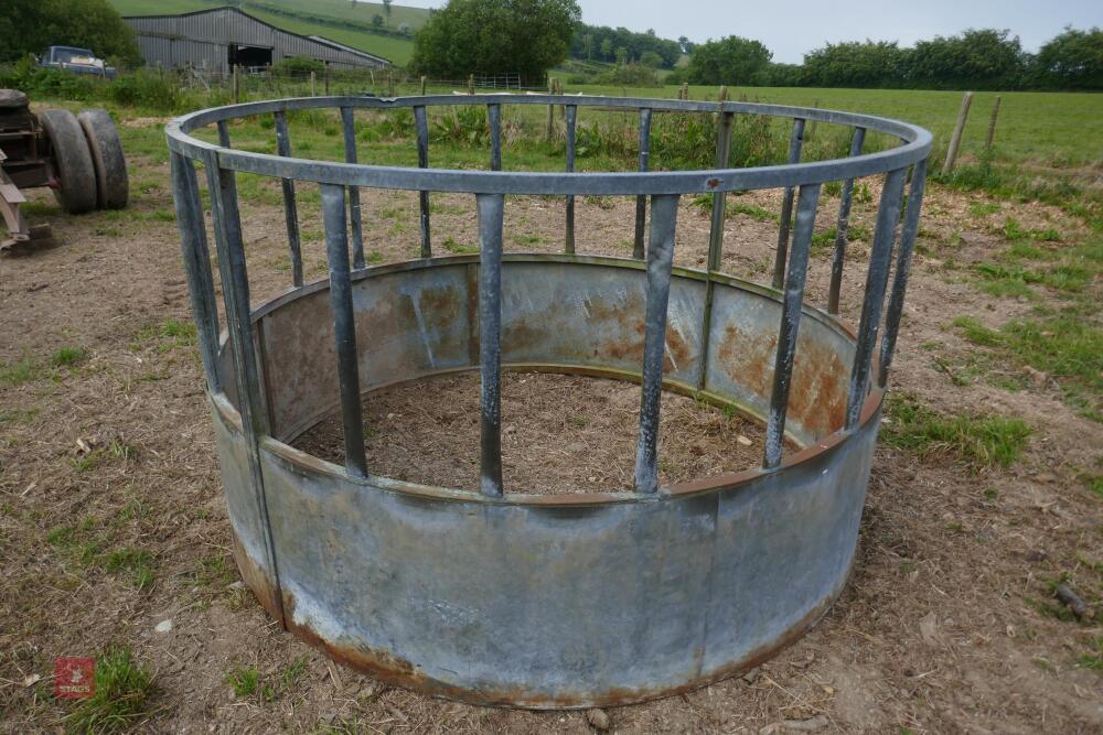 GALVANISED CATTLE RING FEEDER