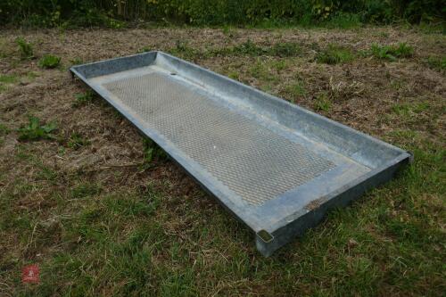 3M X 1M GALVANISED CATTLE FOOTBATH