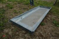 3M X 1M GALVANISED CATTLE FOOTBATH - 2