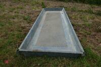 3M X 1M GALVANISED CATTLE FOOTBATH - 4