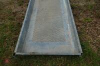 3M X 1M GALVANISED CATTLE FOOTBATH - 7