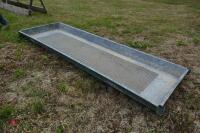 3M X 1M GALVANISED CATTLE FOOTBATH - 9