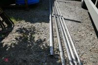 5 LENGTHS OF STAINLESS STEEL TUBING - 6