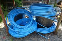 QTY OF 20MM + 25MM BLUE ALKATHENE PIPE - 3