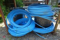 QTY OF 20MM + 25MM BLUE ALKATHENE PIPE - 6