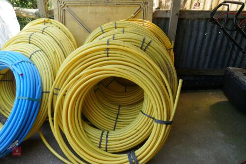 5 NEW ROLLS OF 20MM ALKATHENE PIPE