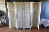 APPROX 8' ROOM DIVIDING SCREEN - 5