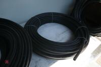 3 NEW ROLLS OF 25MM BLACK ALKATHENE PIPE - 5