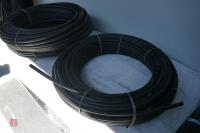 3 NEW ROLLS OF 25MM BLACK ALKATHENE PIPE - 6