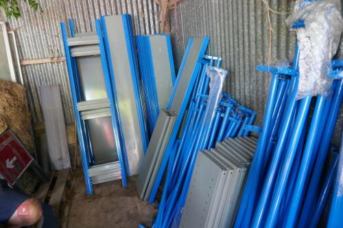 LARGE QTY OF PALLET RACKING PARTS