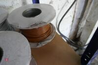 11 NEW ROLLS OF 6MM COPPER CABLE - 5