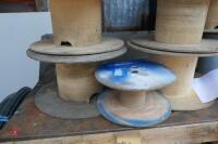 10 WOODEN CABLE REELS - 3