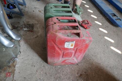 2 X 25L METAL JERRY CANS