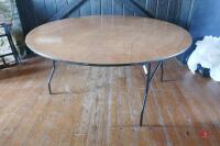 5'7" DIAMETER FOLDABLE TABLE - 4