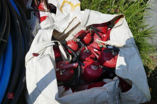 DUMPY BAG OF FIRE EXTINGUISHERS