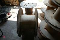 12 WOODEN CABLE REELS - 2